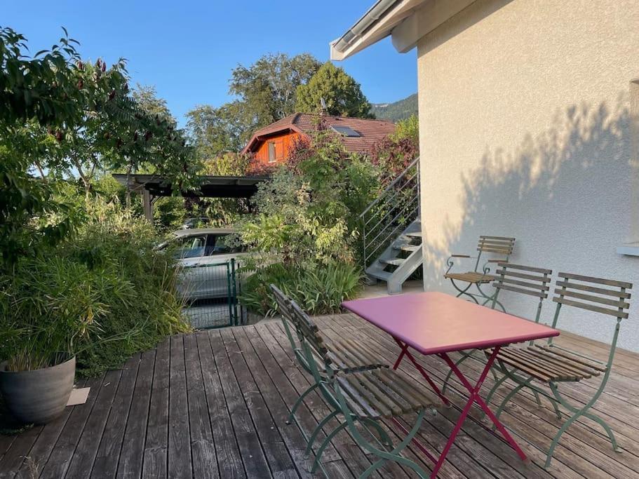 Chez Peggy & Victor - Appartement 4/5 Personnes Naves-Parmelan Bagian luar foto